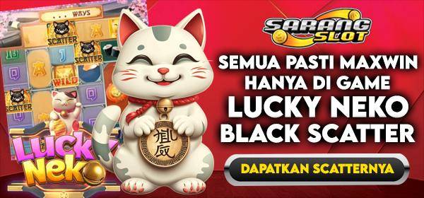 LUCKY NEKO BLACK SCATTER